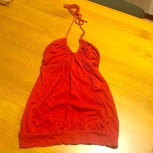 VS Red Halter Top